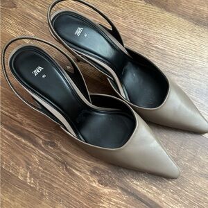 Zara heels, like new, size eu40 fits us 9